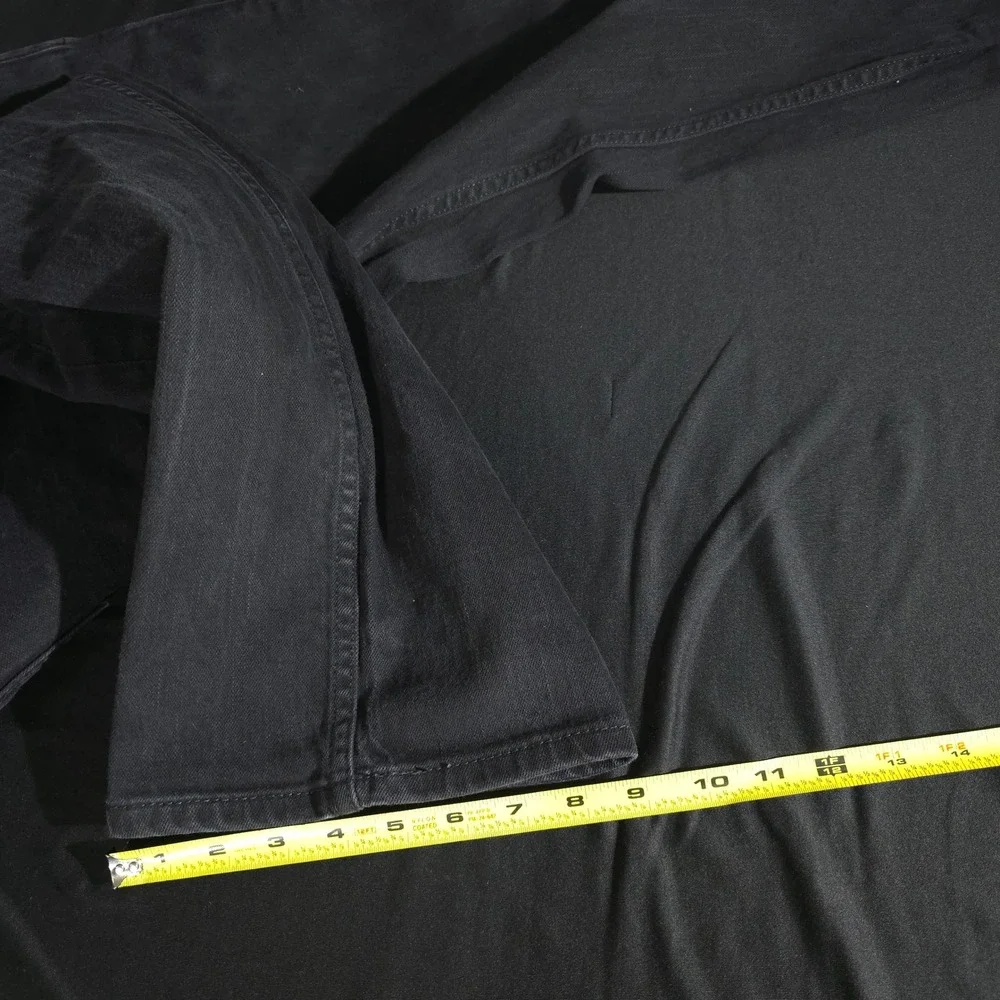 Levi's 559 Relaxed Straight Jeans Mens 34x34 Black Denim Stretch Mid Rise Pants